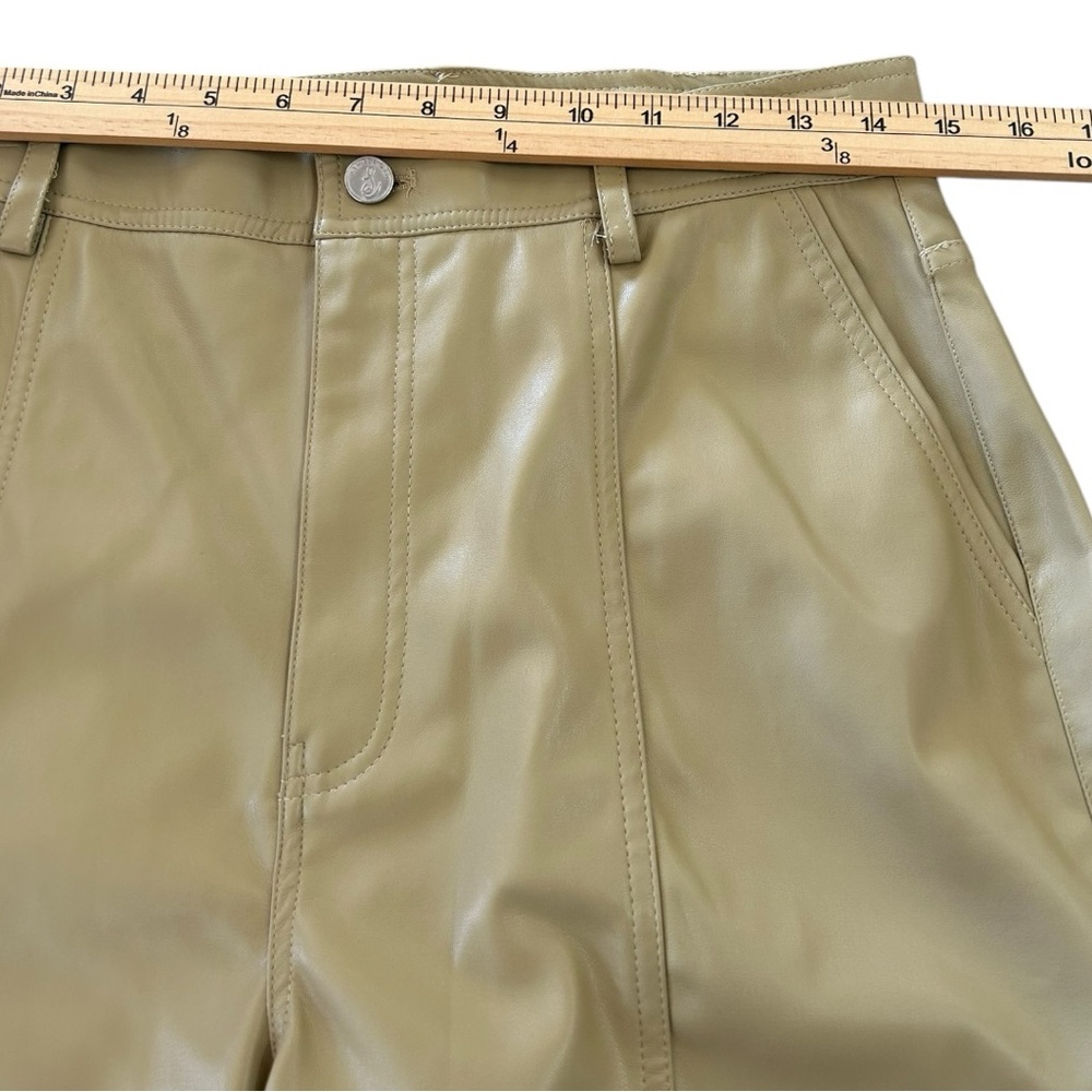 Sam Edelman Women’s Simona Polyurethane Tapered Faux Leather Pants Sz 8 - Picture 6 of 9